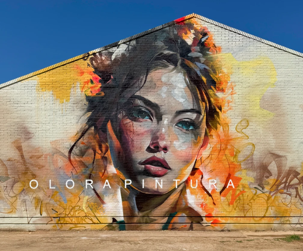 mural graffiti exterior realista en fachada