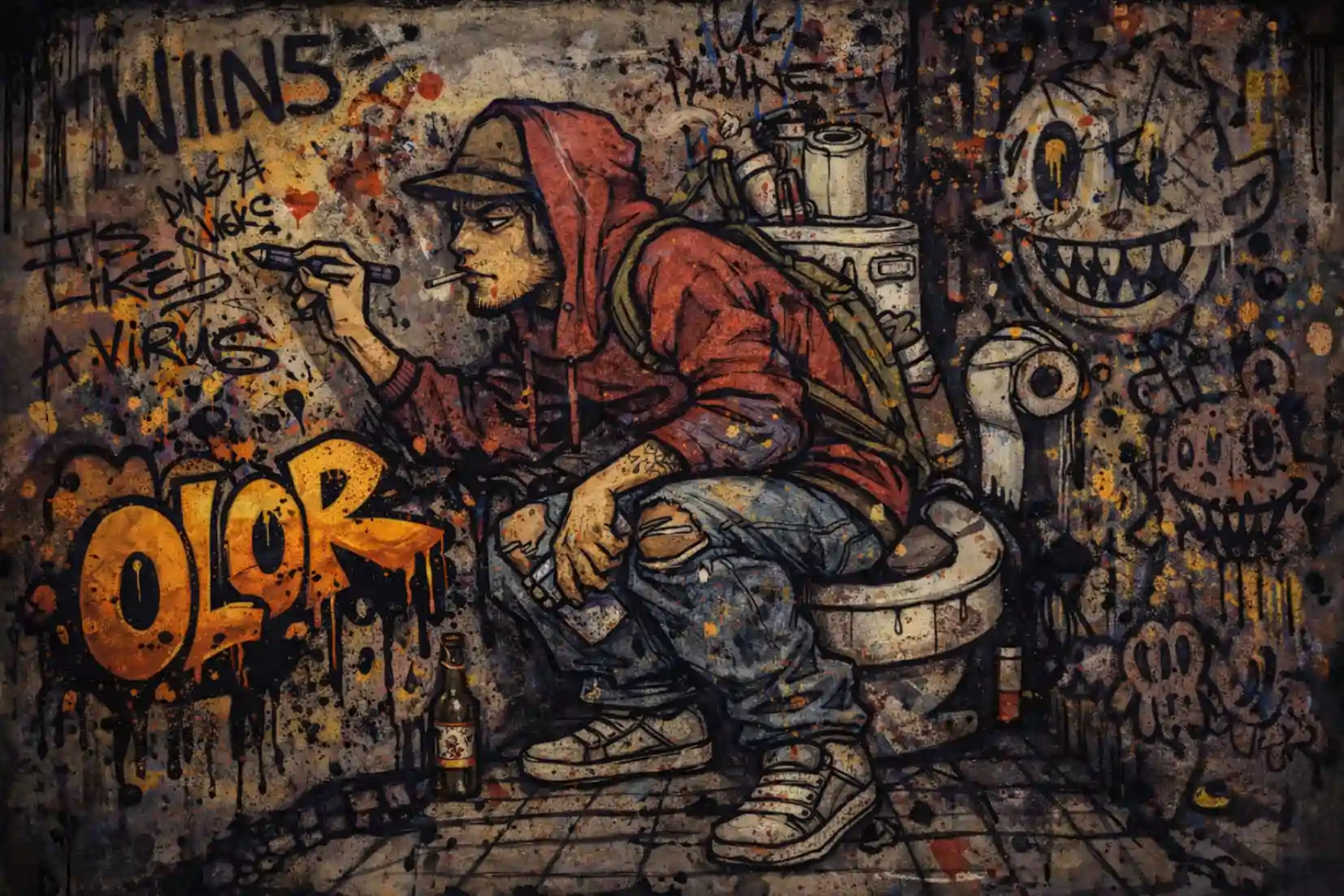 dirty style graffiti