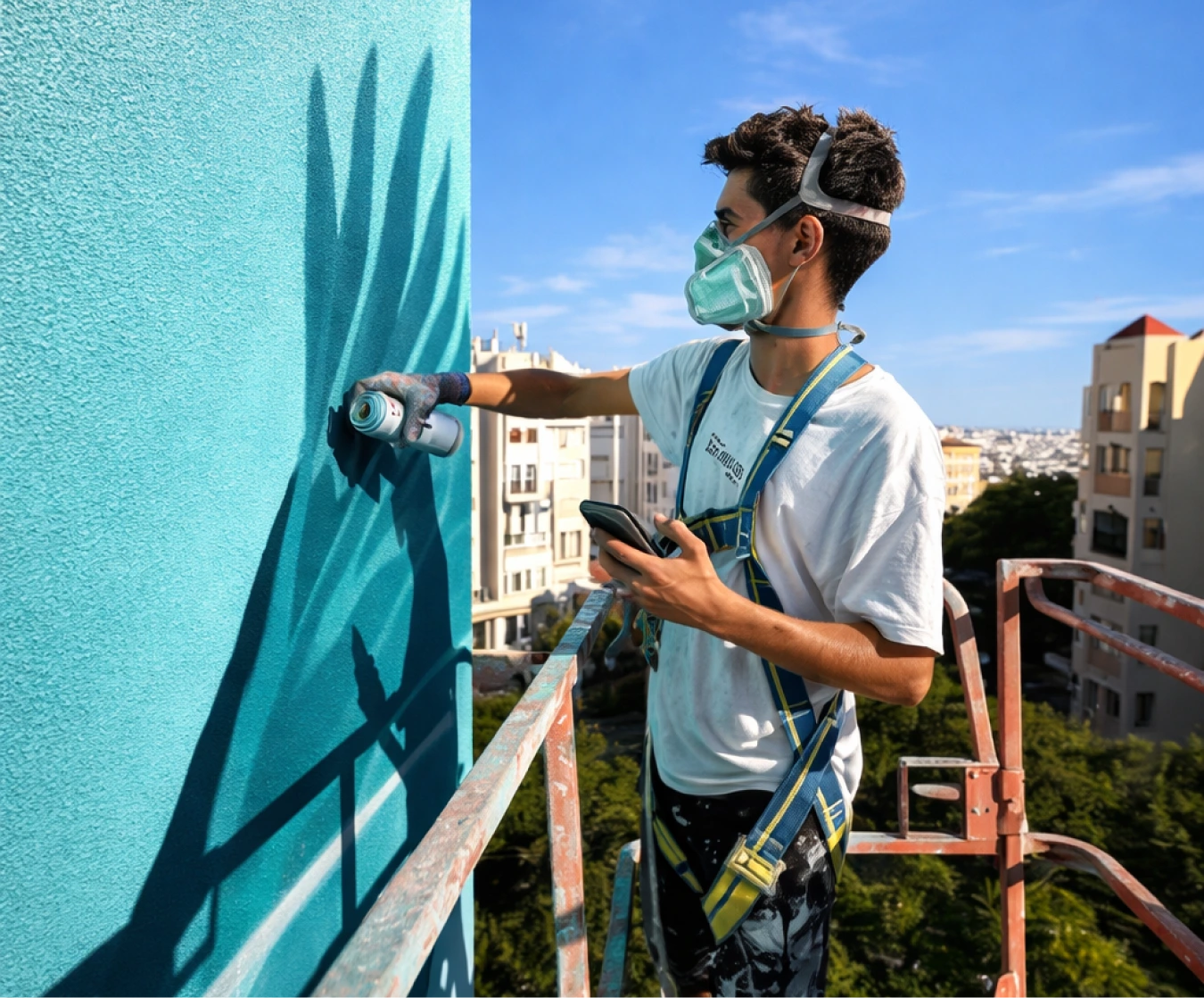 Muralismo y arte urbano de gran formato realizado por Olor a Pintura