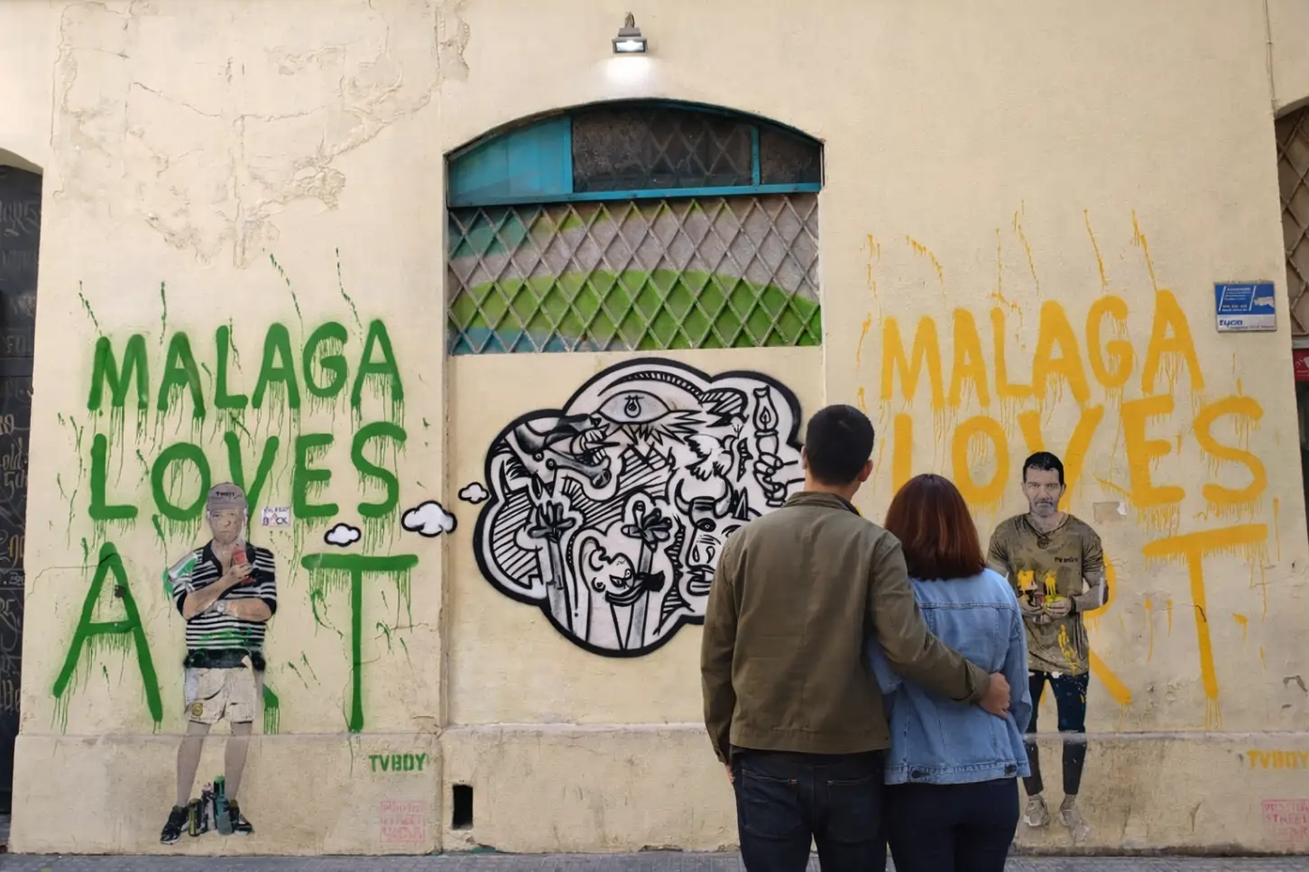 Murales graffiti en málaga