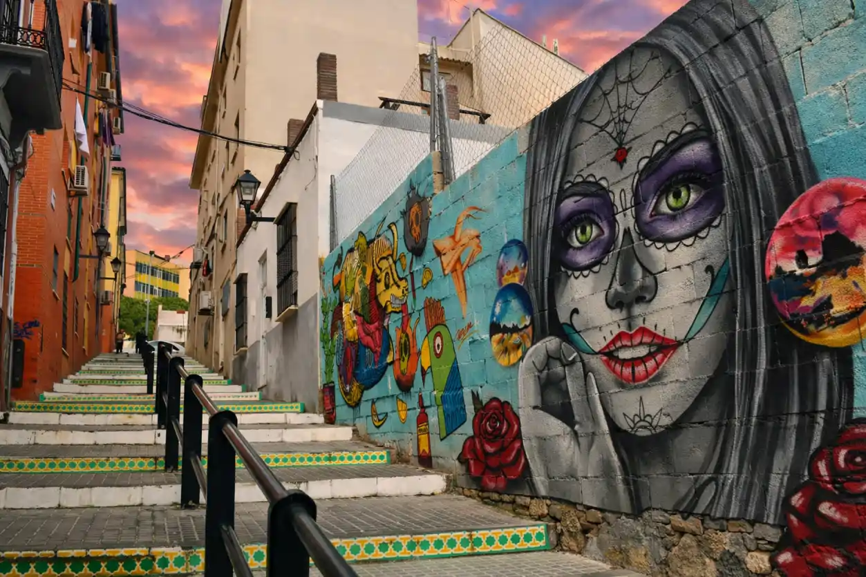 ruta de los graffitis malaga barrio del soho